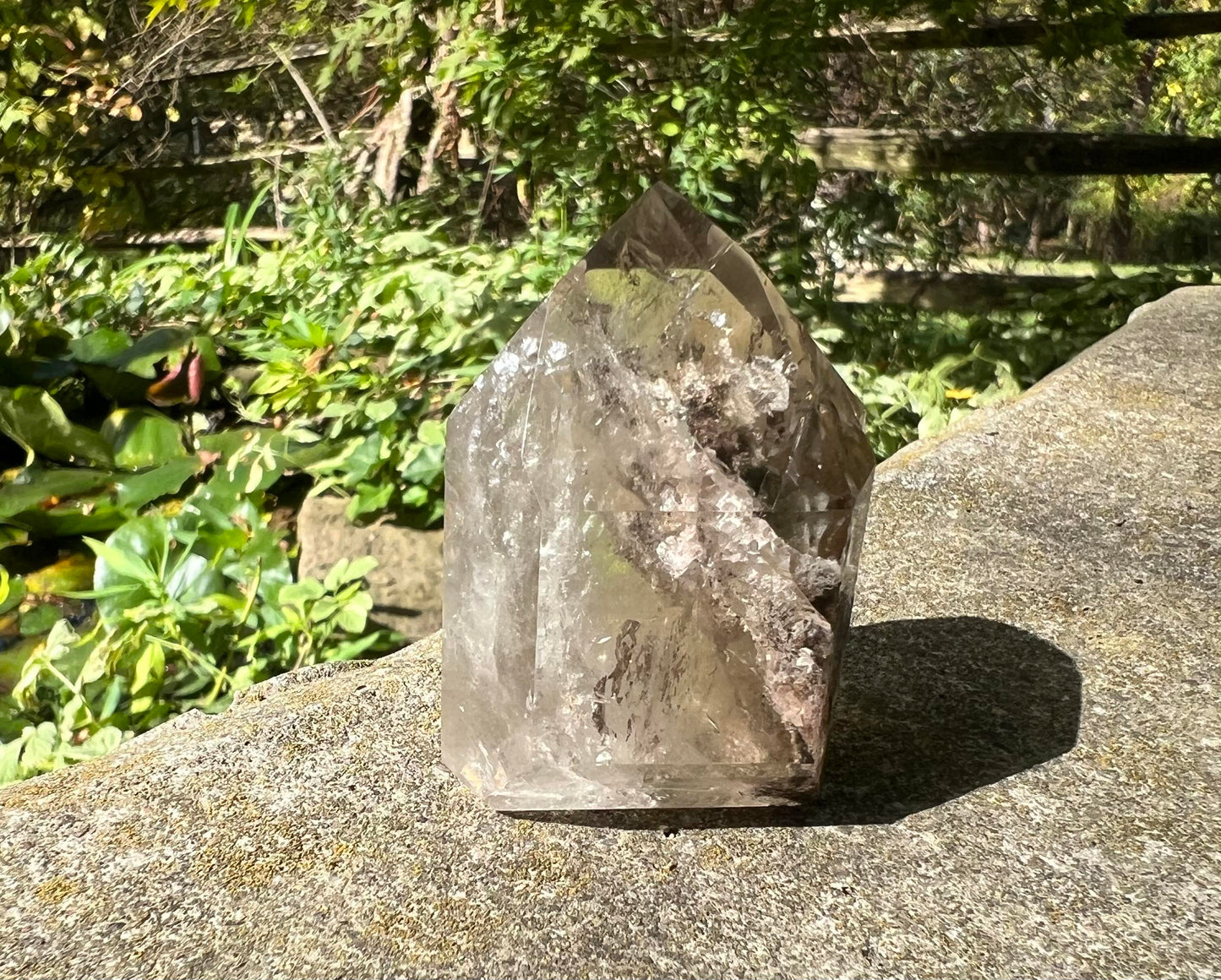 Smoky Garden Quartz Tower