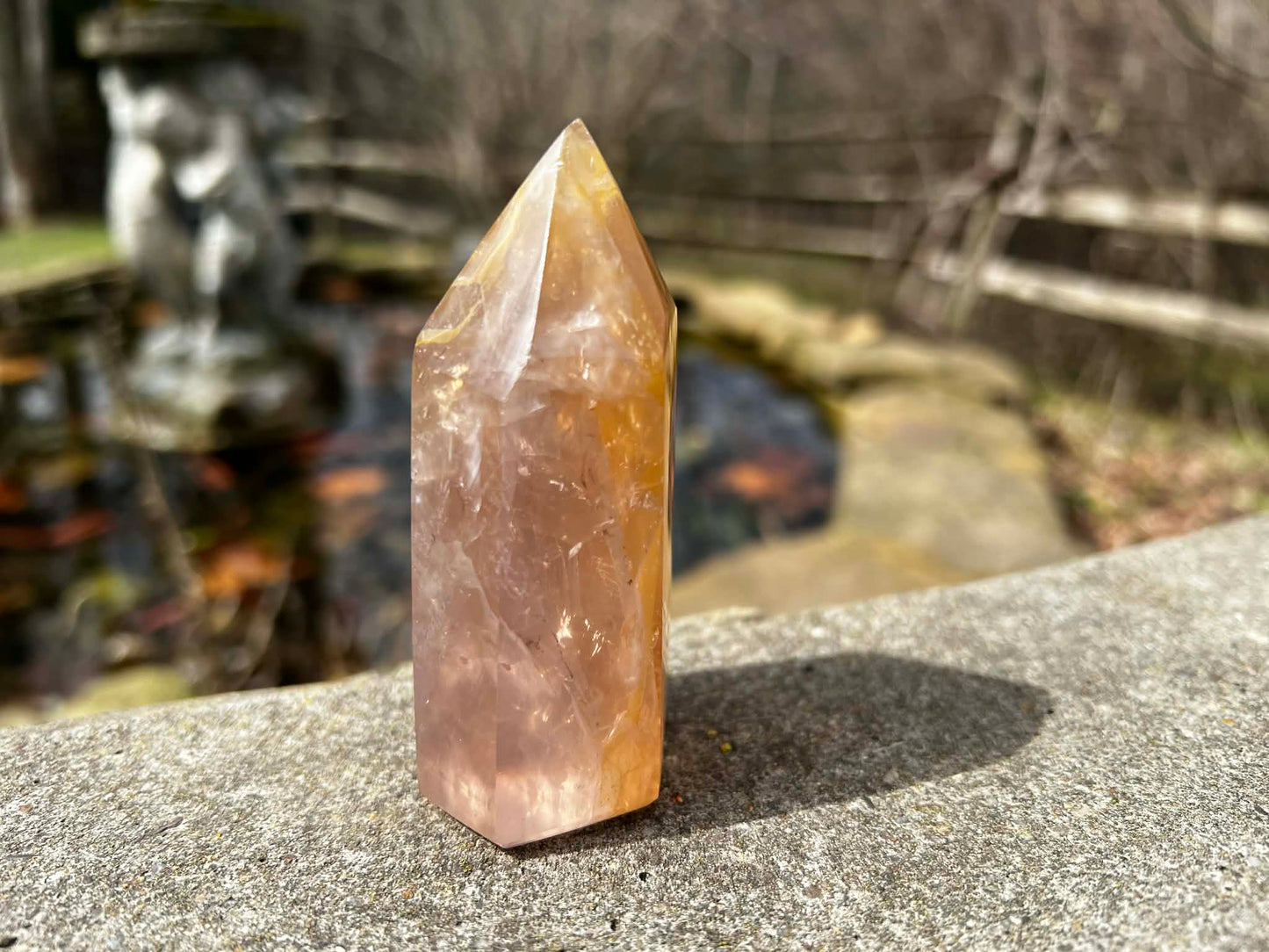 Hematoid Quartz Tower - Gem Realm 
