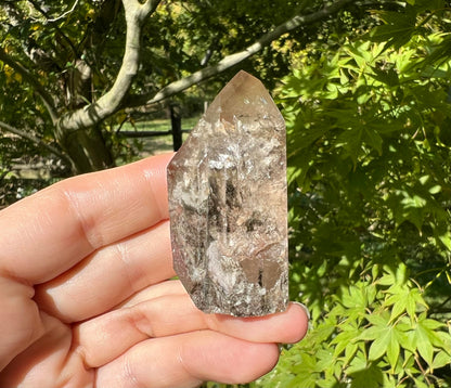 Smoky Garden Quartz Tower