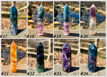 Rainbow Fluorite Towers