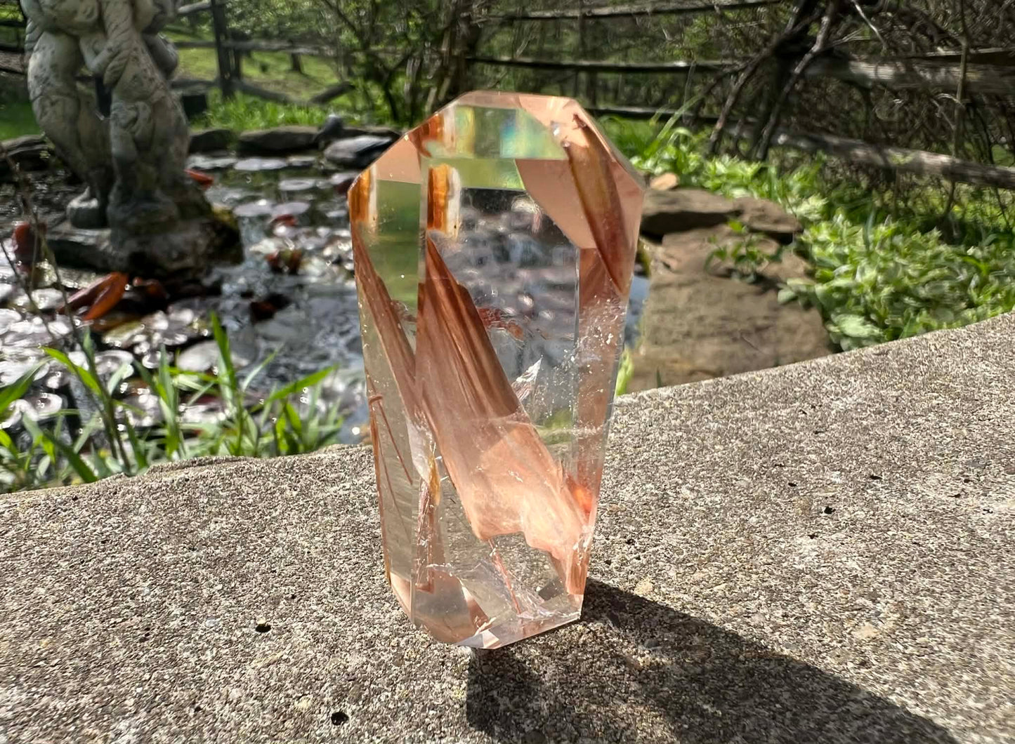Amphibole Quartz Freeform - Gem Realm 