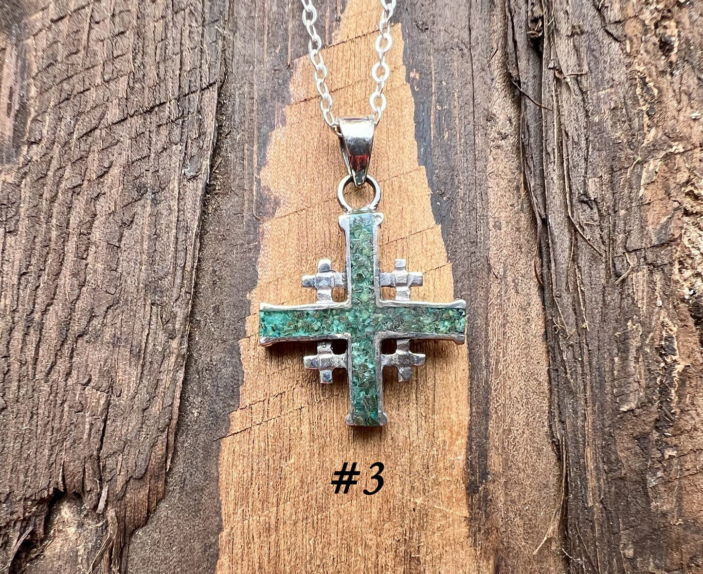 Chrysocolla Cross Pendant