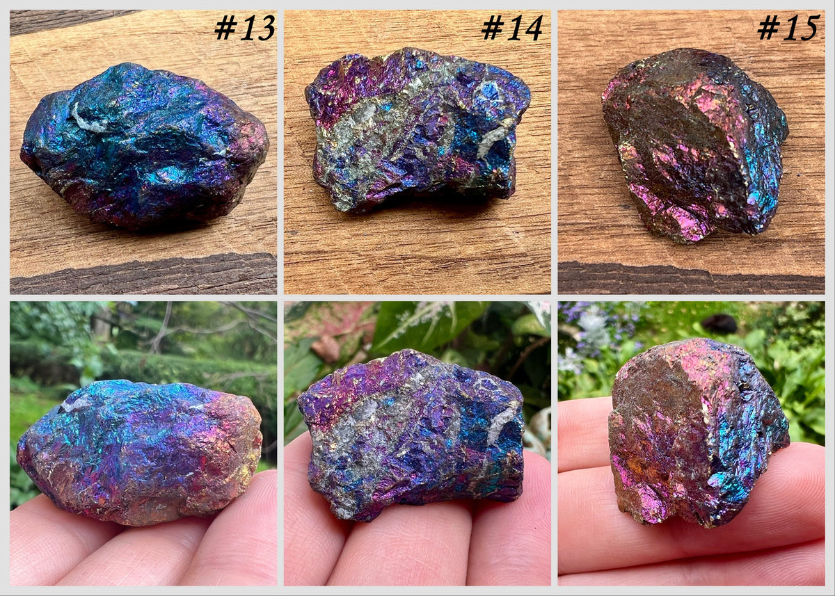 Chalcopyrite ~ Peacock Ore ~ Specimen - Gem Realm 