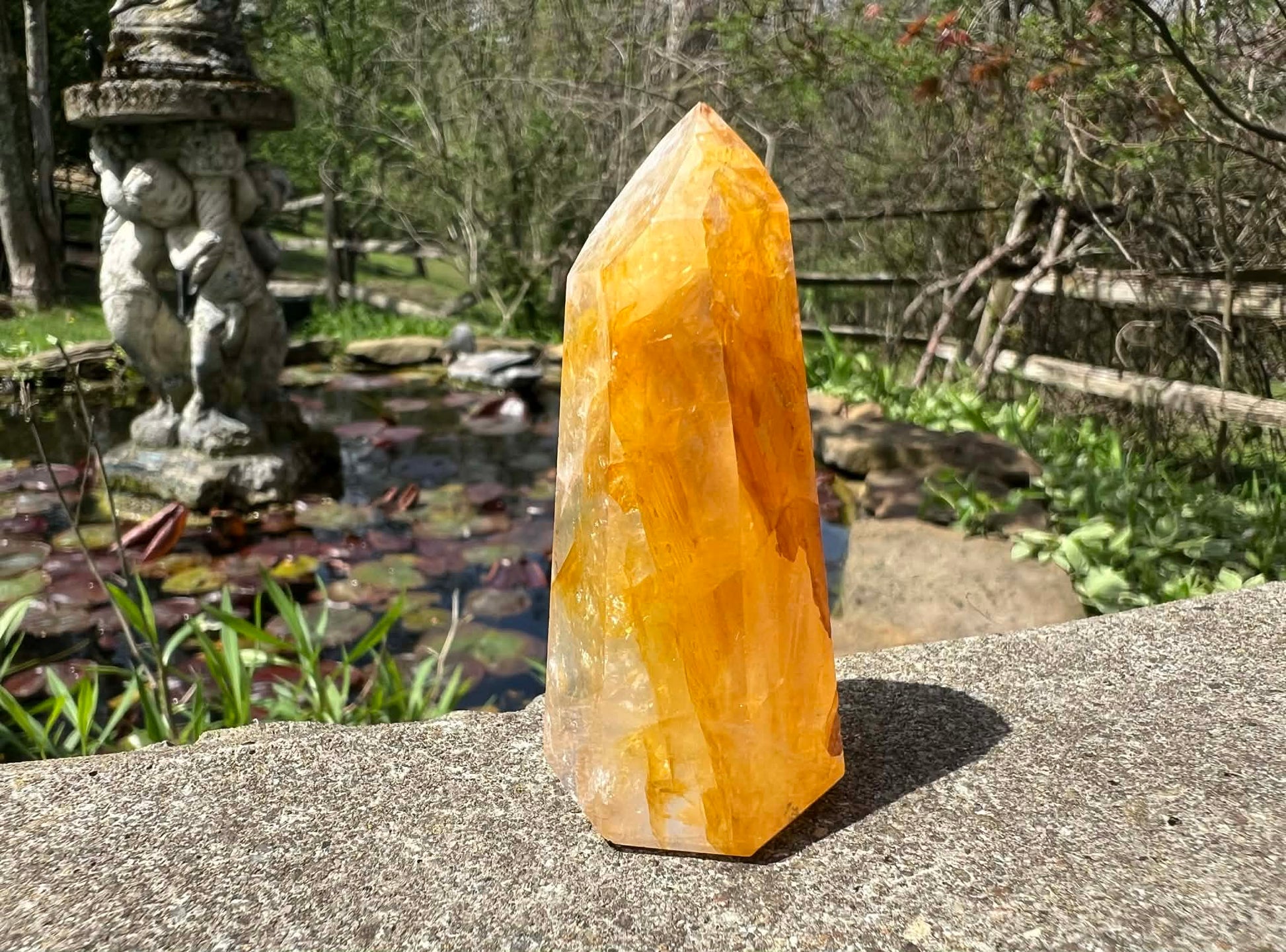 Hematoid Quartz Tower - Gem Realm 