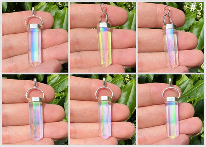 Angel Aura Quartz Pendant