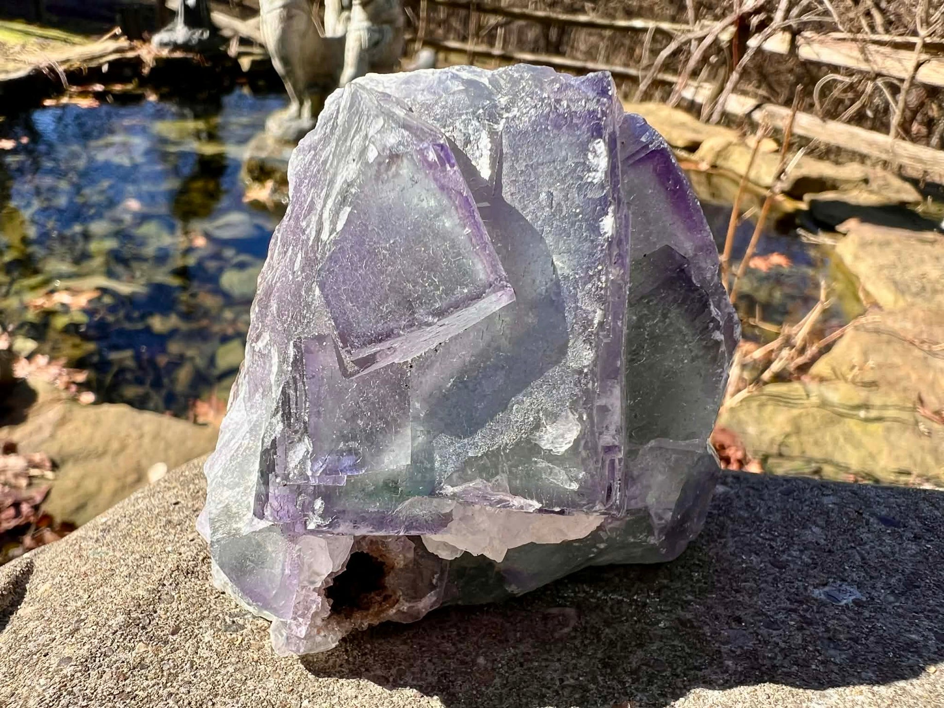 Rainbow Fluorite Specimen - Gem Realm 
