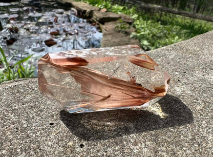 Amphibole Quartz Freeform - Gem Realm 