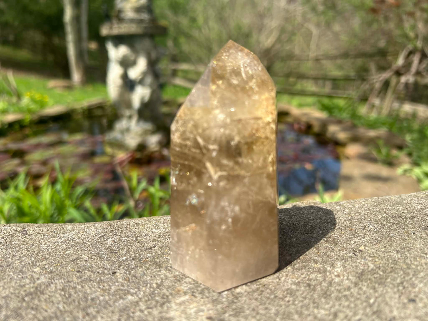 Smoky Citrine Quartz Tower - Gem Realm 