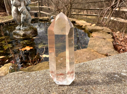 Quartz Crystal Tower ~ with Chlorite - Gem Realm 