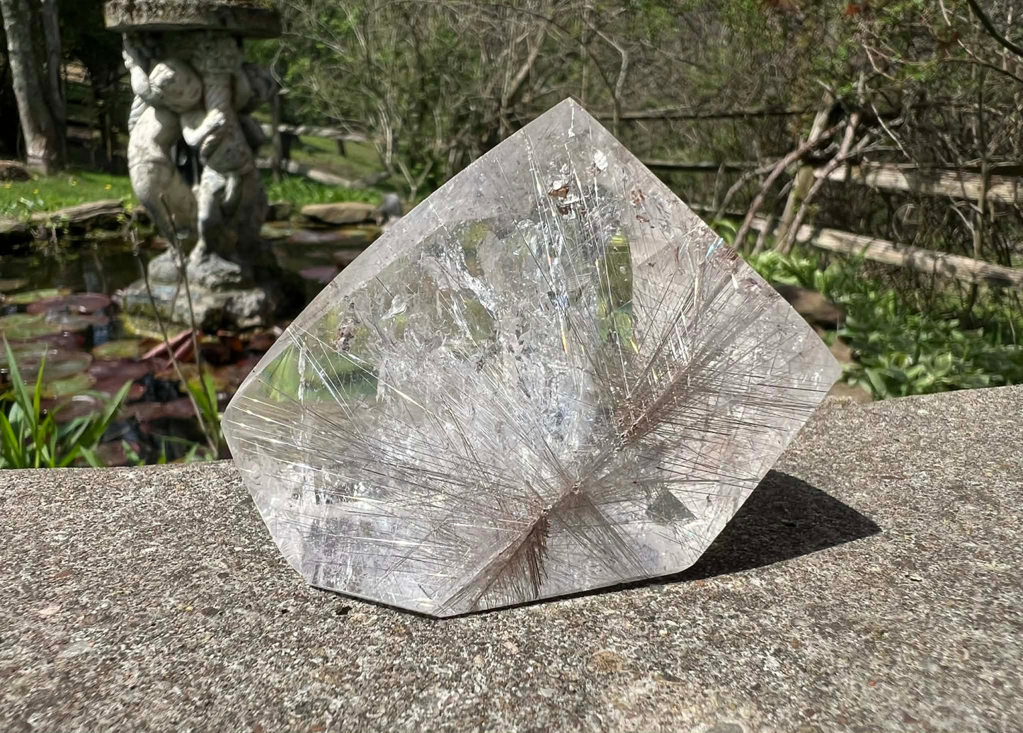 Rutilated Quartz Freeform - Gem Realm 