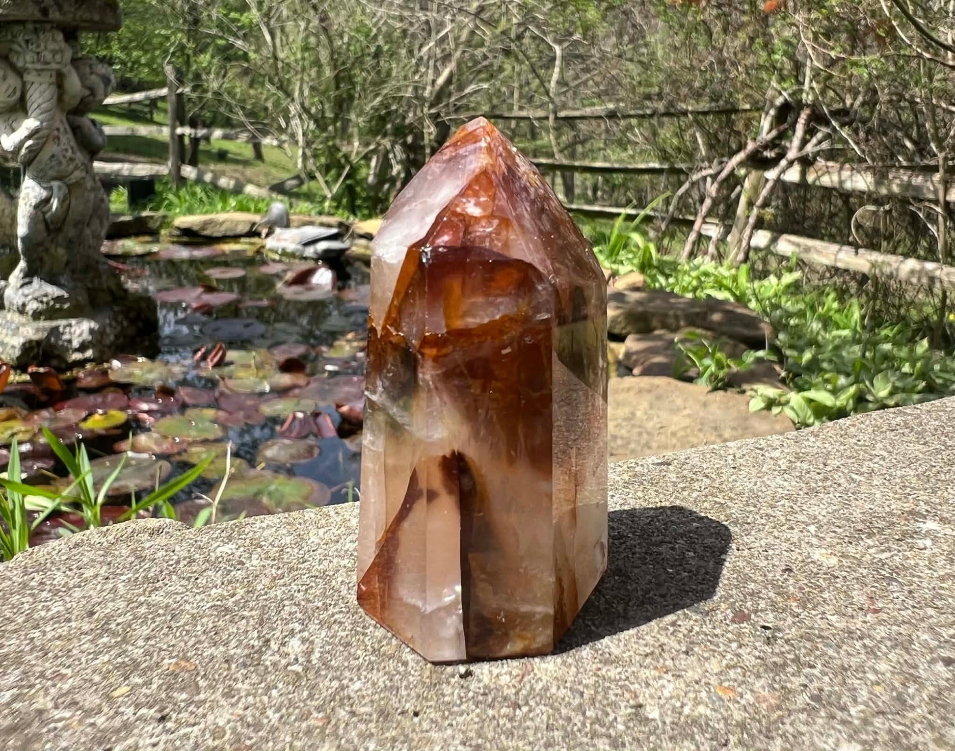 Hematoid Quartz Tower - Gem Realm 