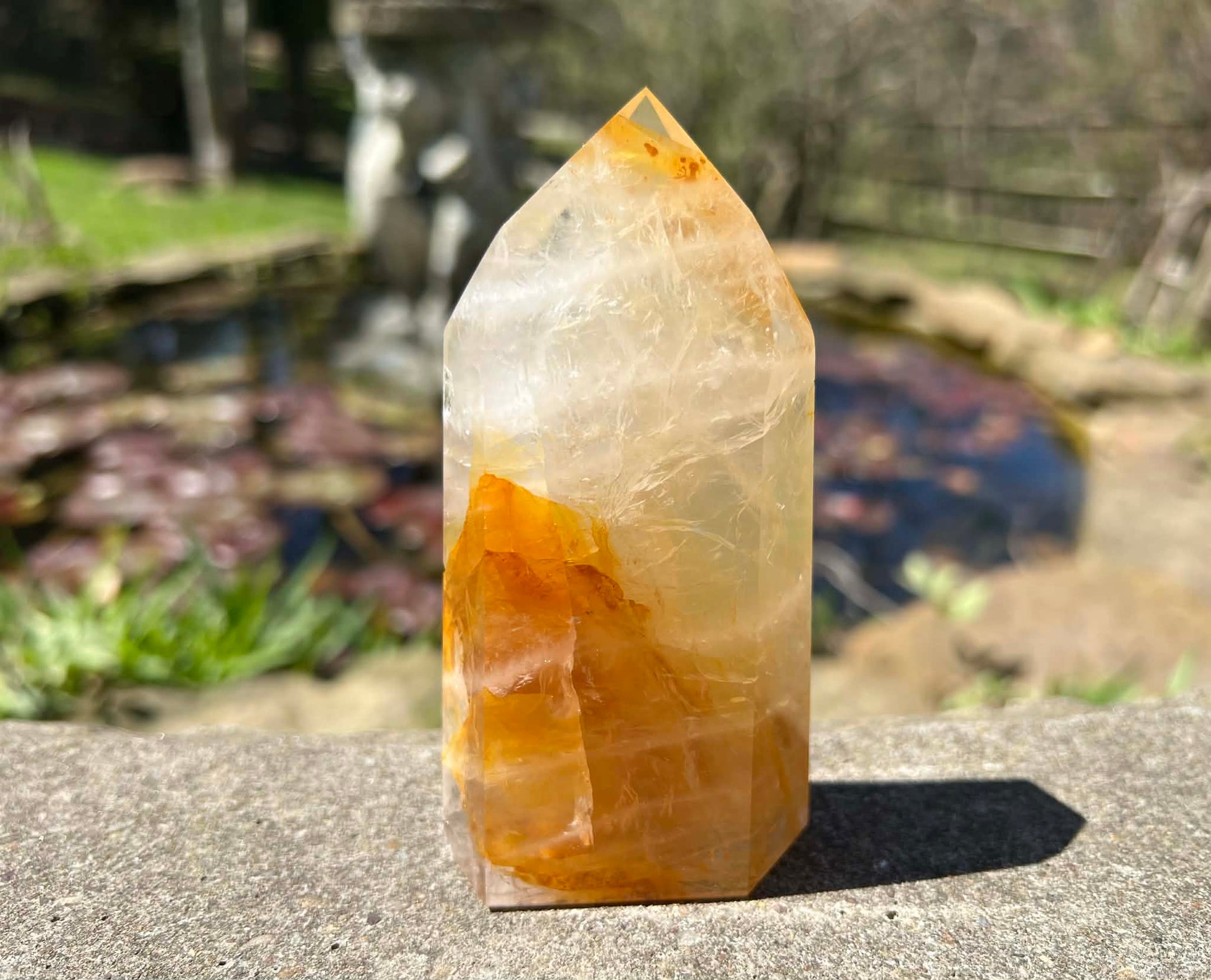 Hematoid Quartz Tower - Gem Realm 