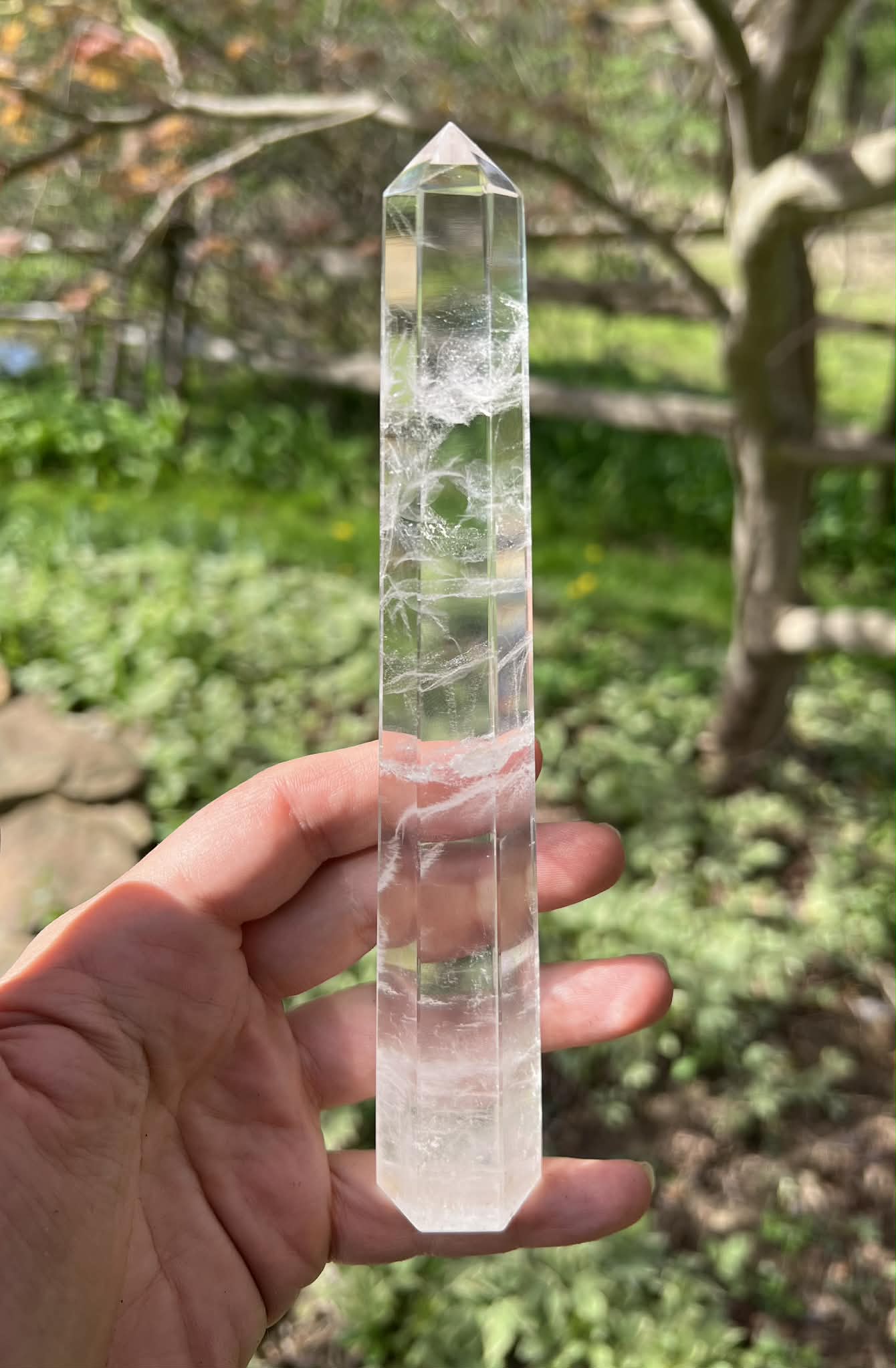 Quartz Crystal Tower ~ Large - Gem Realm 