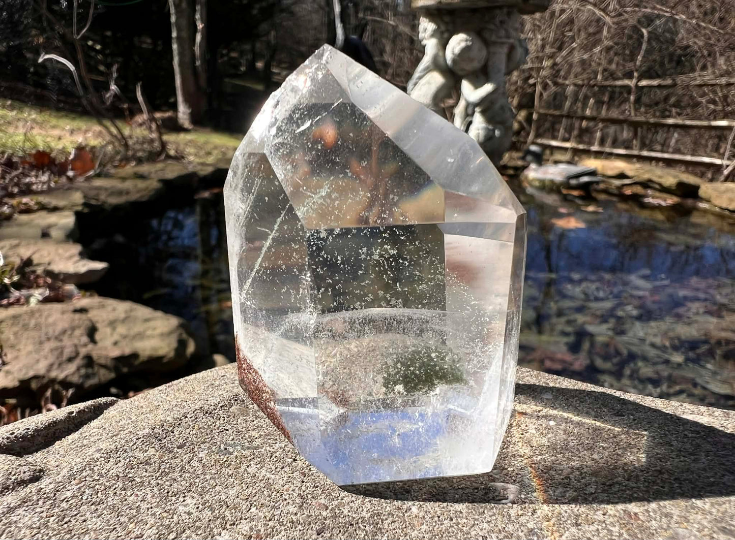 Garden Phantom Quartz Tower ~ Brazil - Gem Realm 