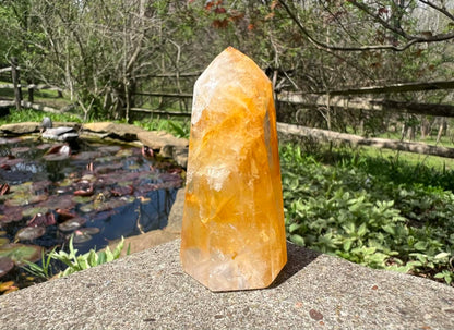 Hematoid Quartz Tower - Gem Realm 