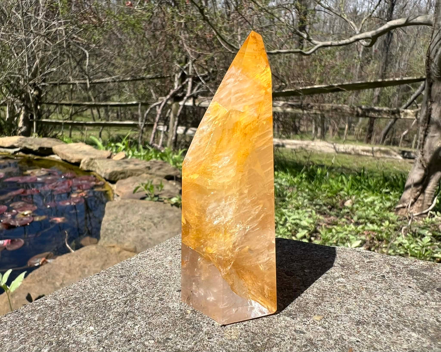 Hematoid Quartz Tower - Gem Realm 
