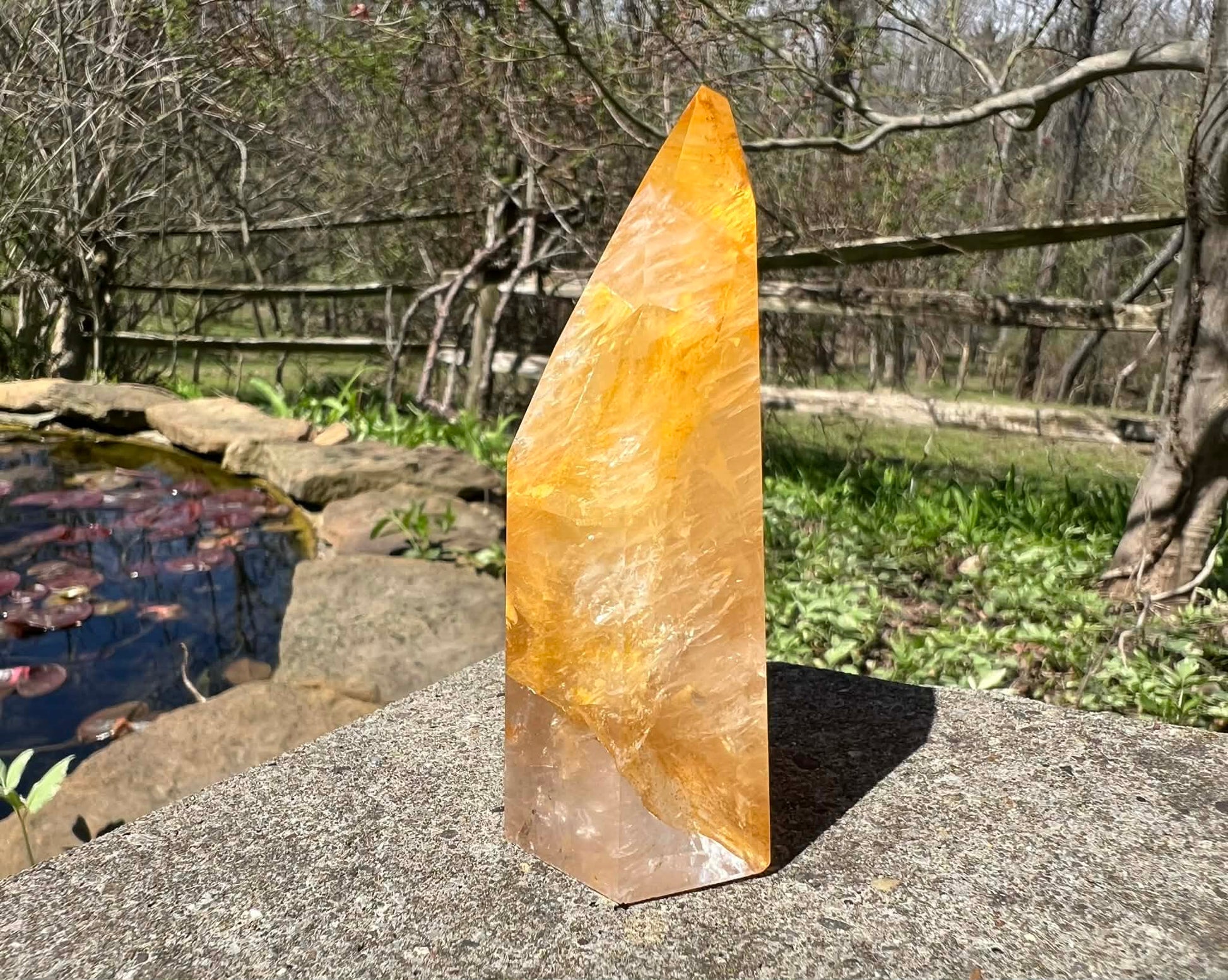 Hematoid Quartz Tower - Gem Realm 