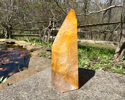 Hematoid Quartz Tower - Gem Realm 