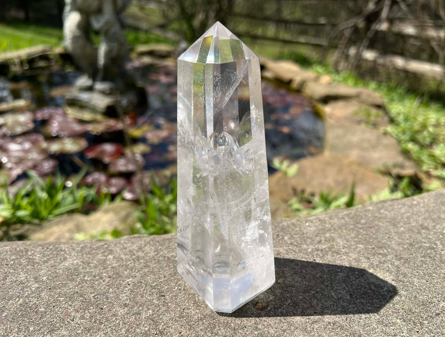Quartz Crystal Tower ~ Large Obelisk - Gem Realm 