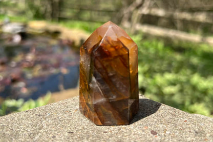 Hematoid Quartz Tower - Gem Realm 