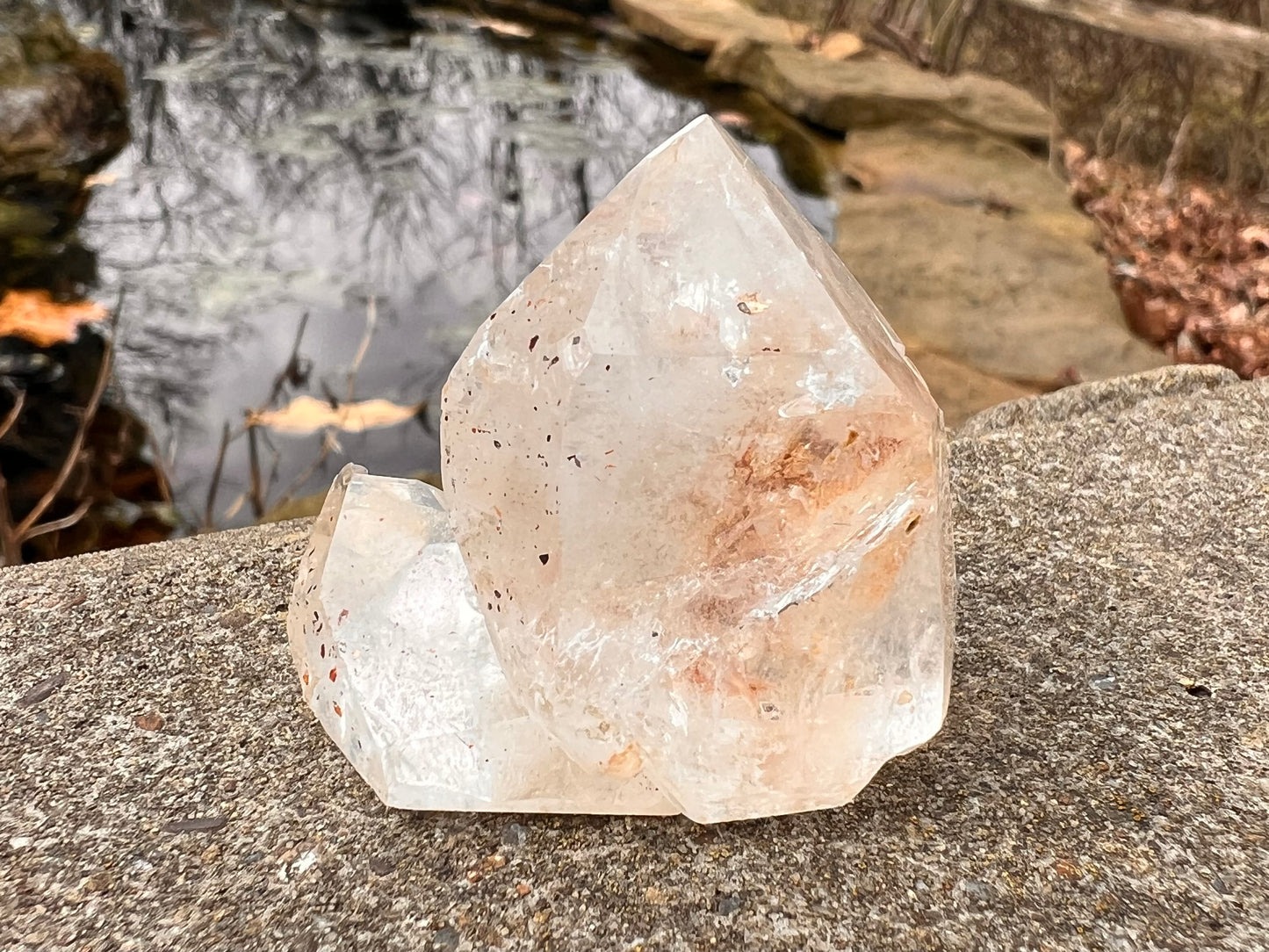 Included Quartz Crystal Specimen Tower - Gem Realm 