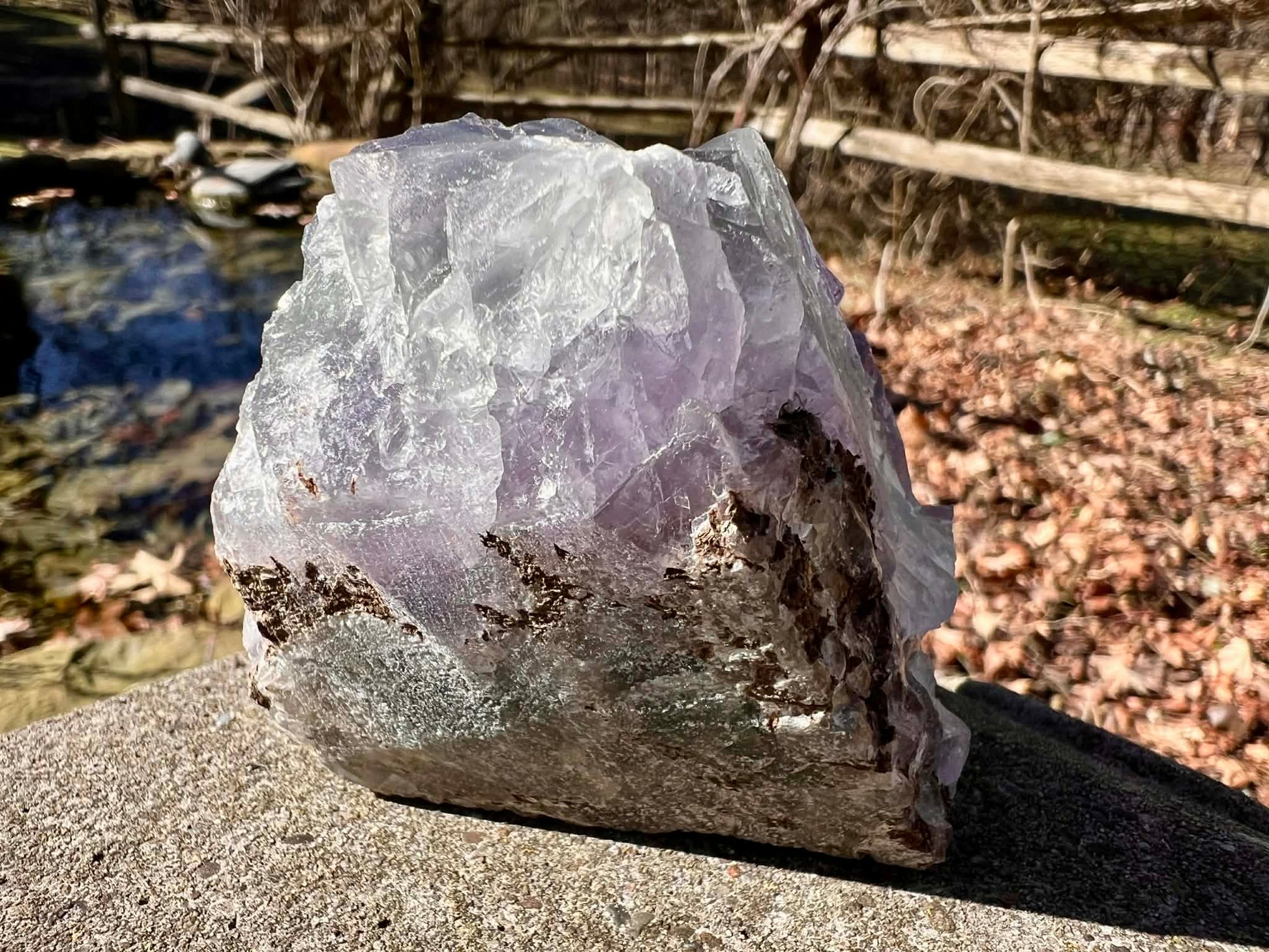 Rainbow Fluorite Specimen - Gem Realm 
