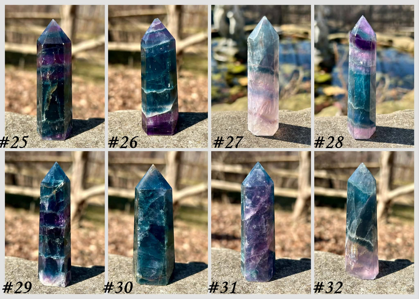 Rainbow Fluorite Towers