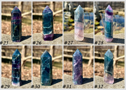 Rainbow Fluorite Towers
