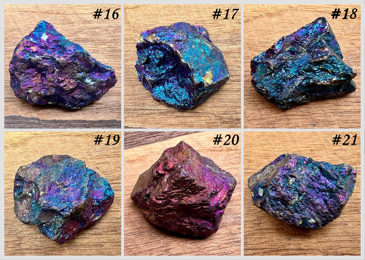 Chalcopyrite ~ Peacock Ore ~ Specimen - Gem Realm 