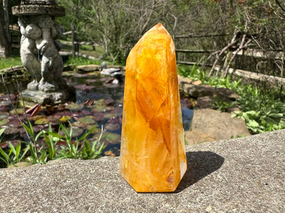 Hematoid Quartz Tower - Gem Realm 