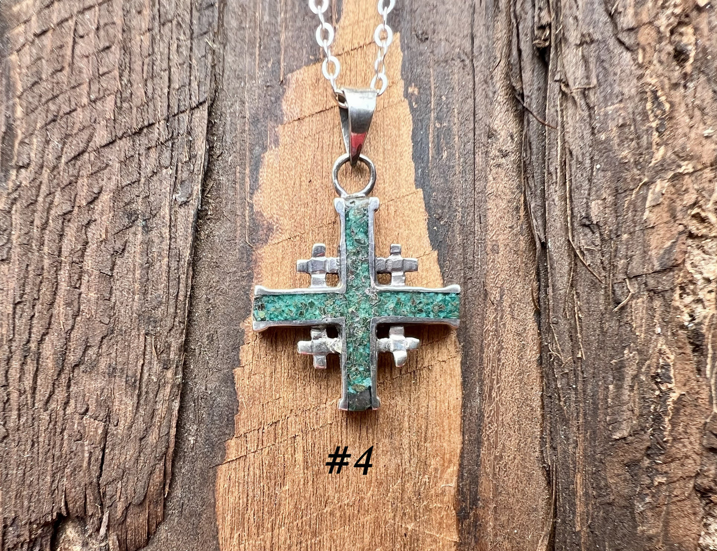 Chrysocolla Cross Pendant