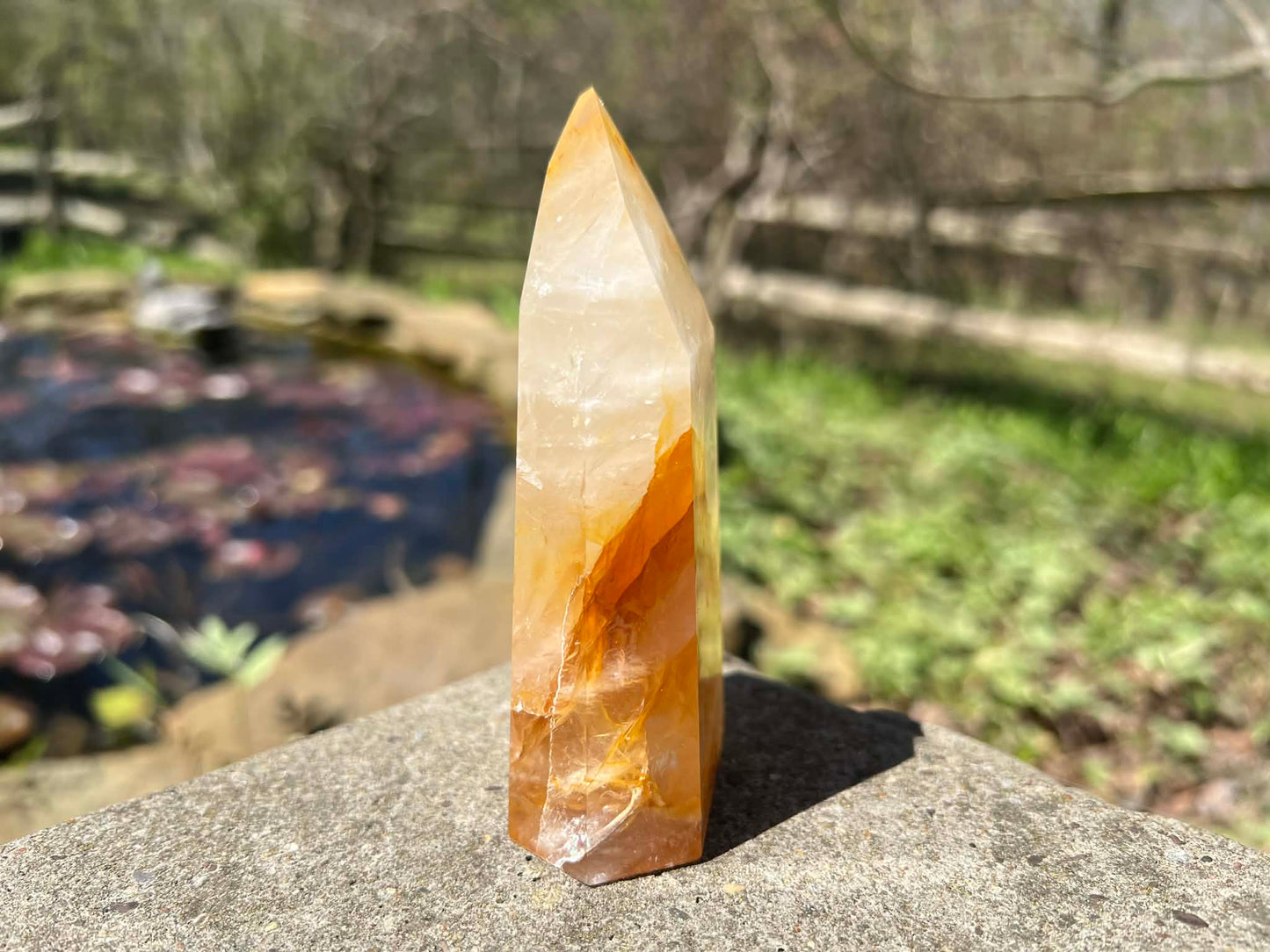 Hematoid Quartz Tower - Gem Realm 