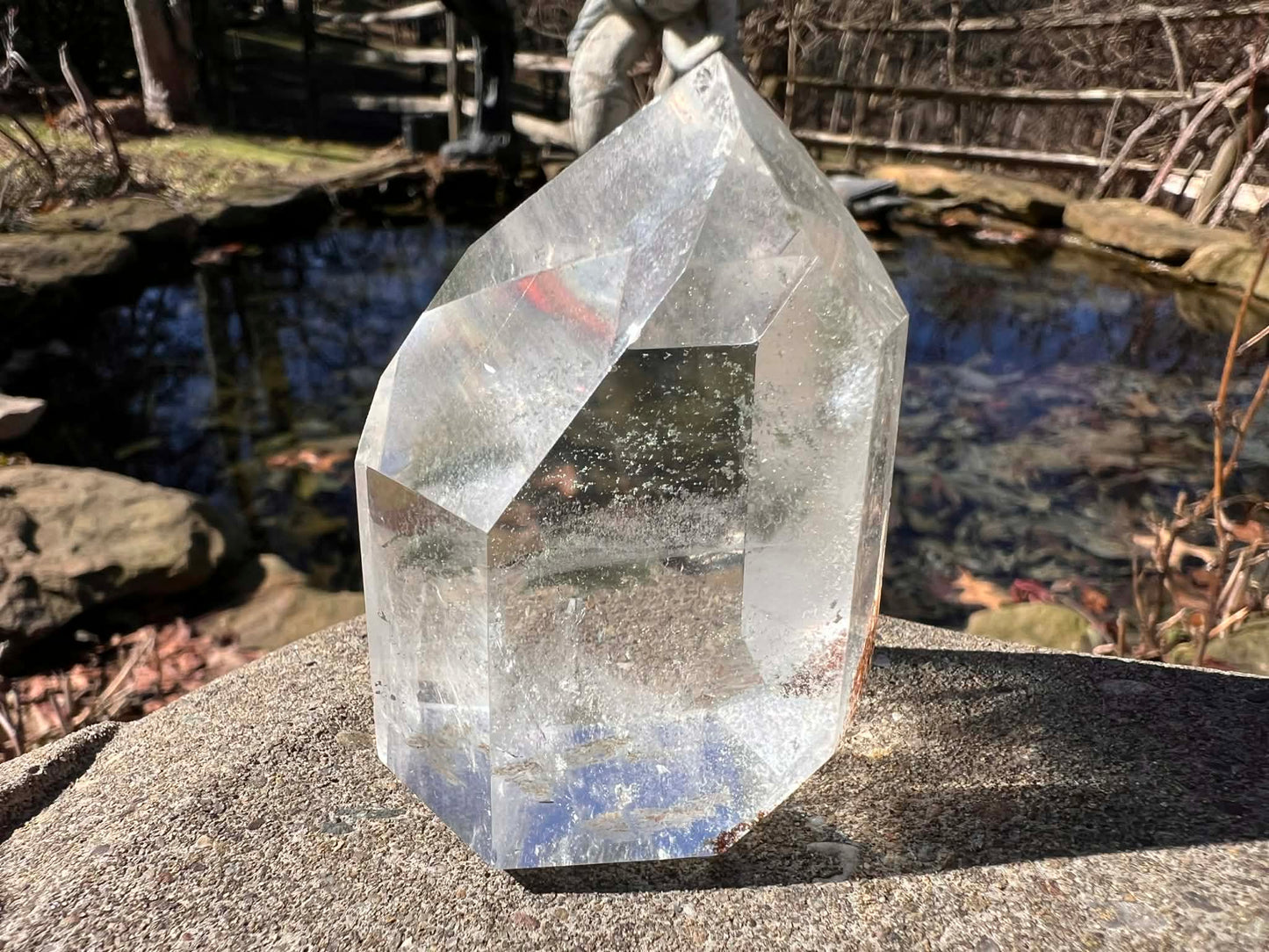 Garden Phantom Quartz Tower ~ Brazil - Gem Realm 