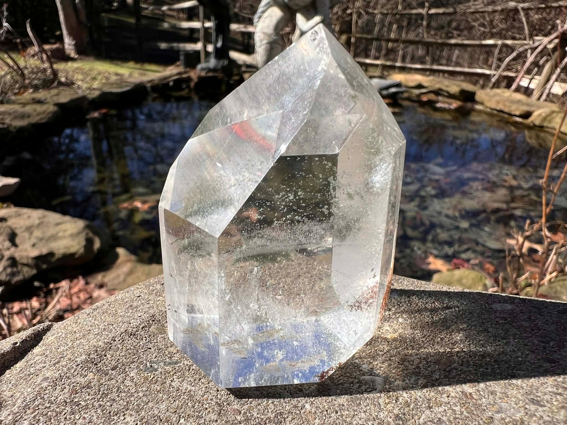 Garden Phantom Quartz Tower ~ Brazil - Gem Realm 