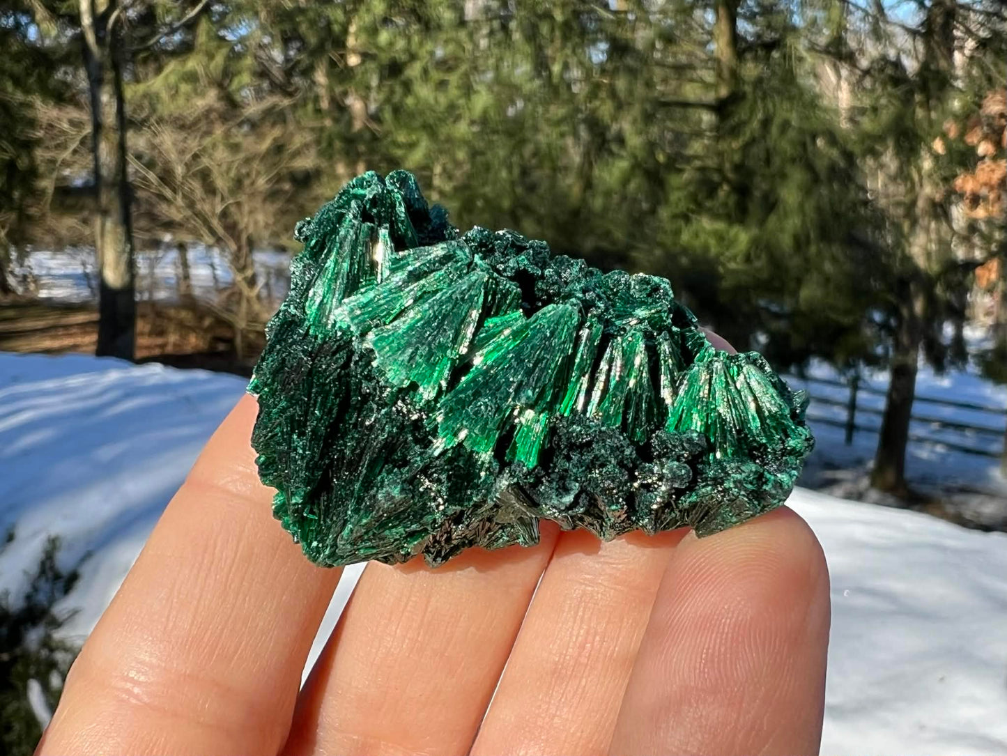 Silk Malachite Specimen #3