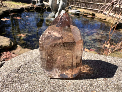 Smoky Garden Quartz Tower - Gem Realm 