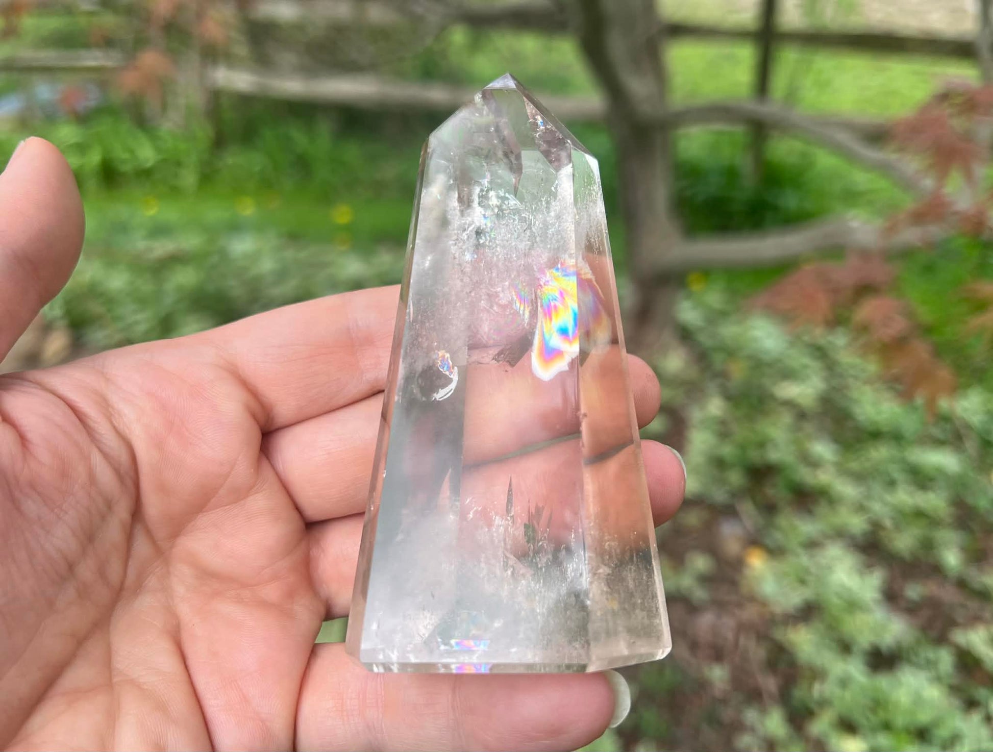 Quartz Crystal Tower ~ Light Smoky - Gem Realm 