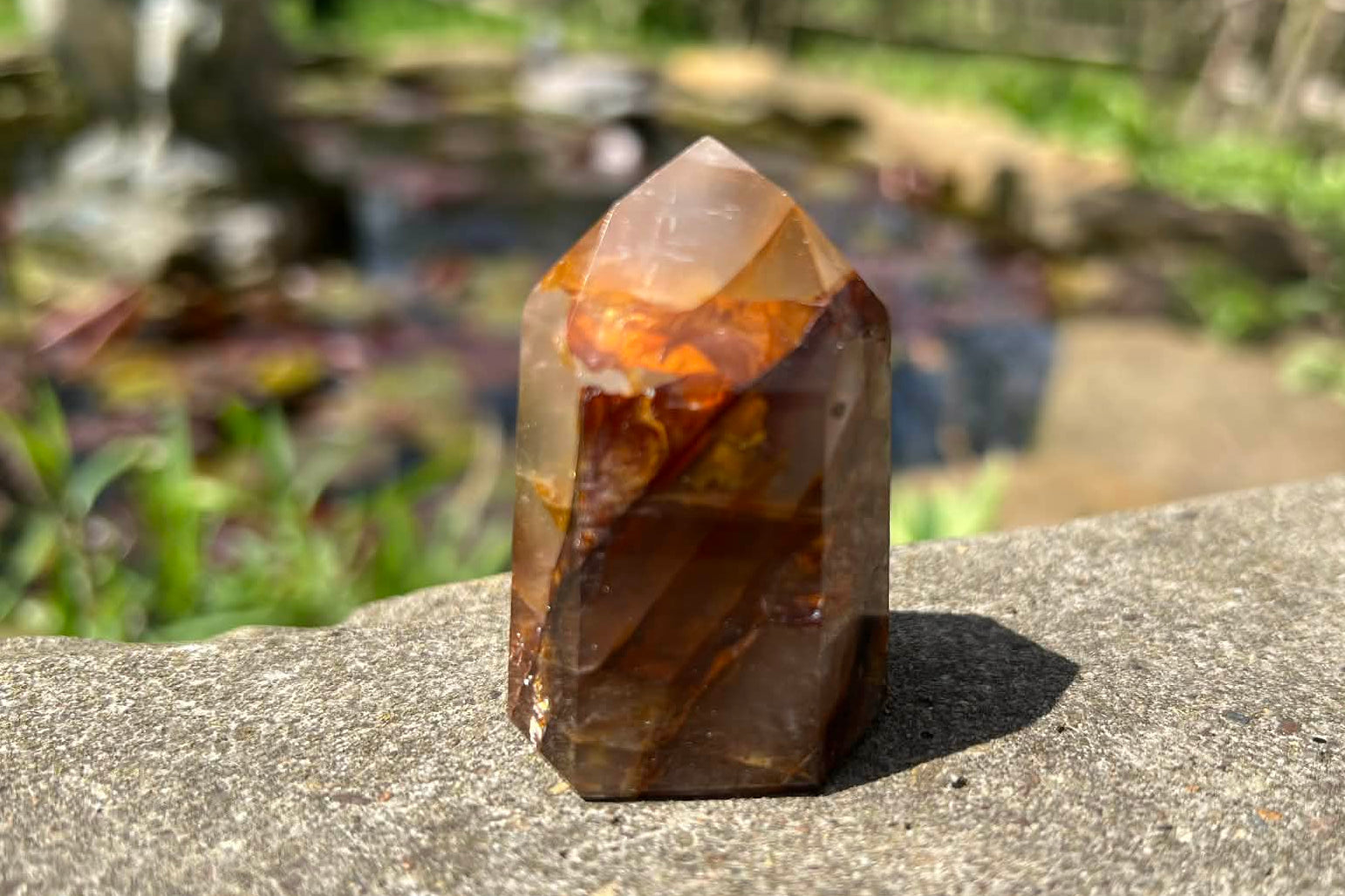 Hematoid Quartz Tower - Gem Realm 