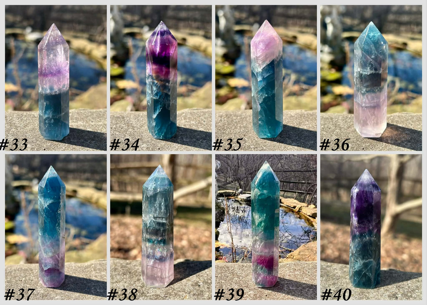 Rainbow Fluorite Towers