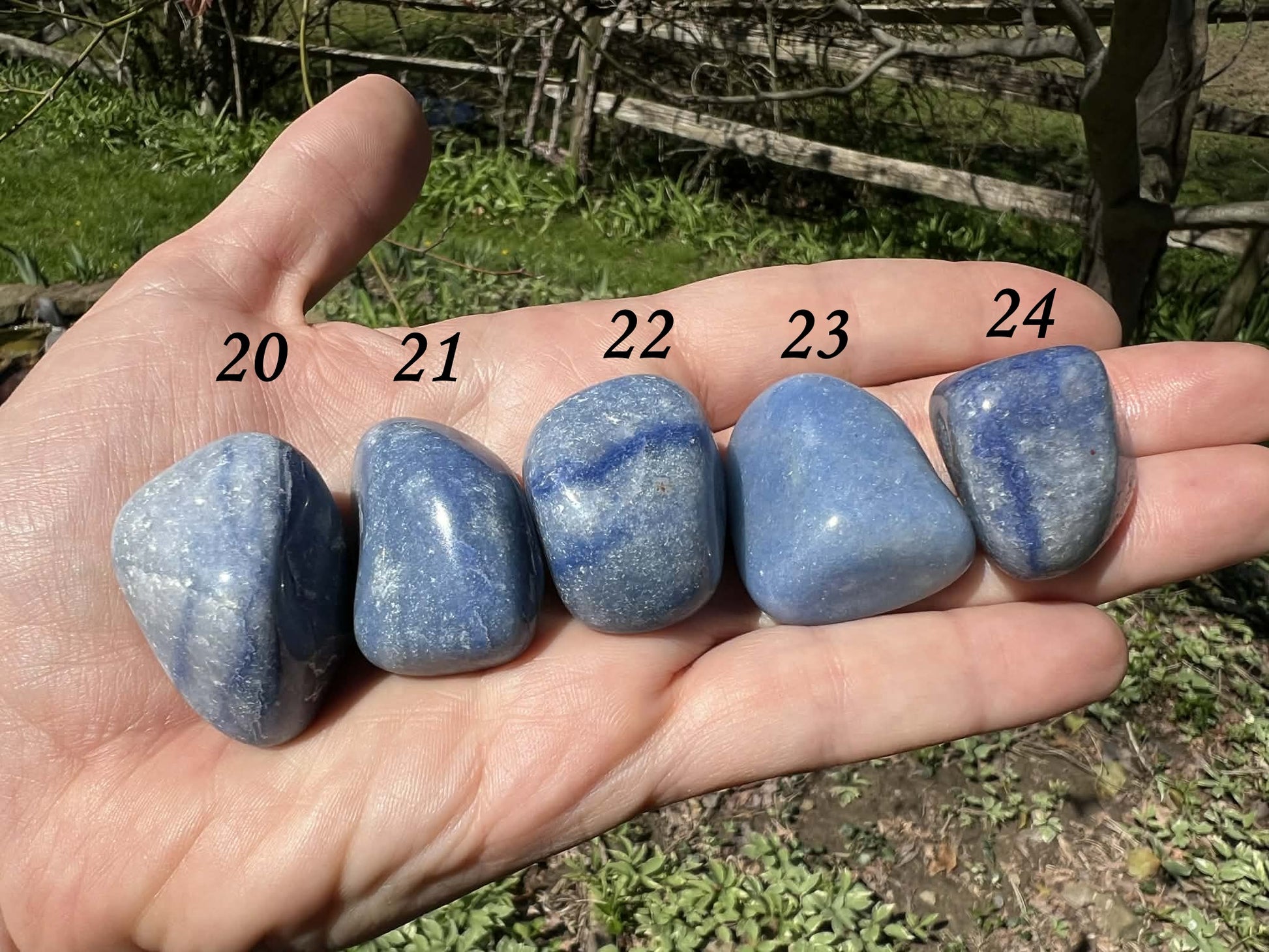 Dumortierite Tumbled Stones - Gem Realm 
