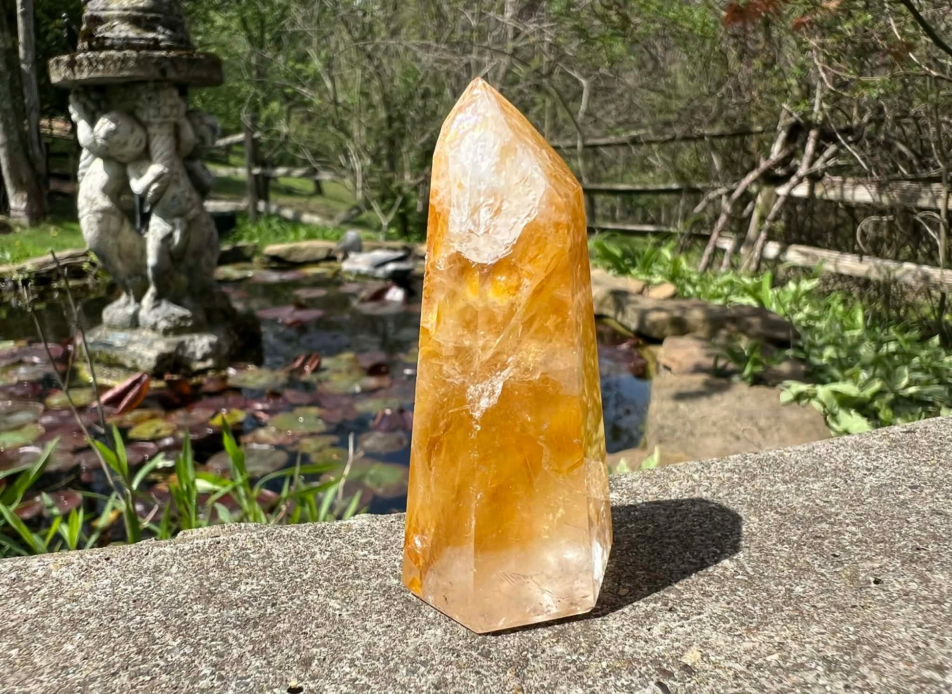 Hematoid Quartz Tower - Gem Realm 