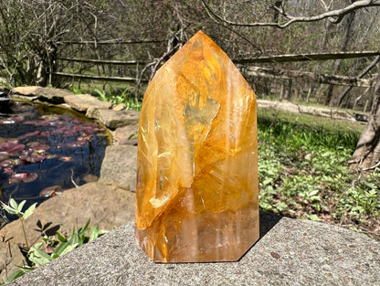 Hematoid Quartz Tower - Gem Realm 