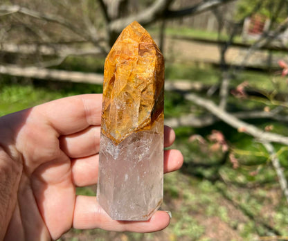 Hematoid Quartz Tower ~ Large - Gem Realm 