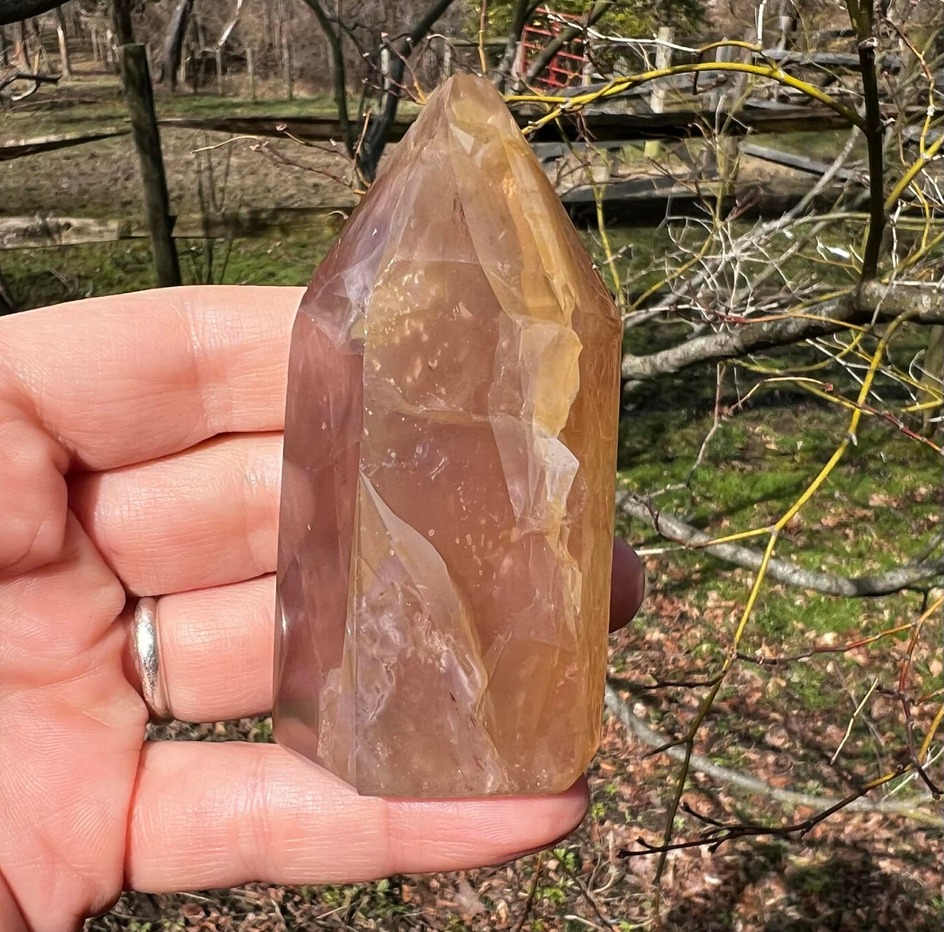 Hematoid Quartz Tower - Gem Realm 