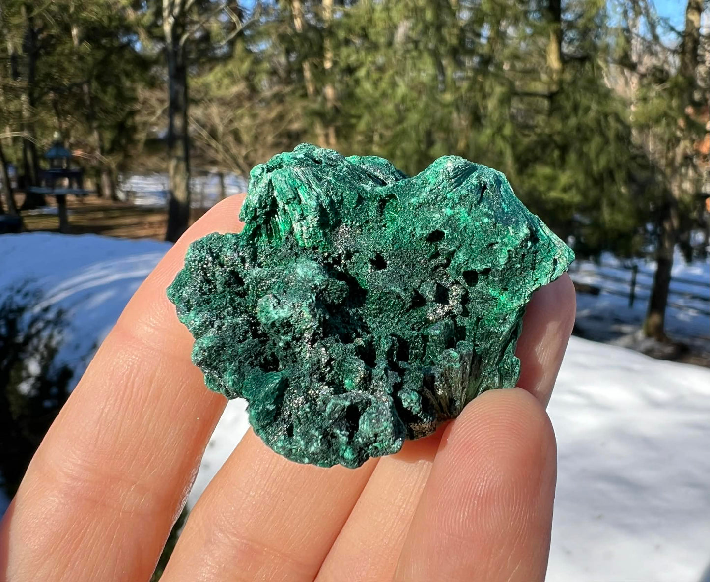 Silk Malachite Specimen #4