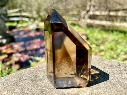 Smoky Citrine Phantom Quartz Tower - Gem Realm 