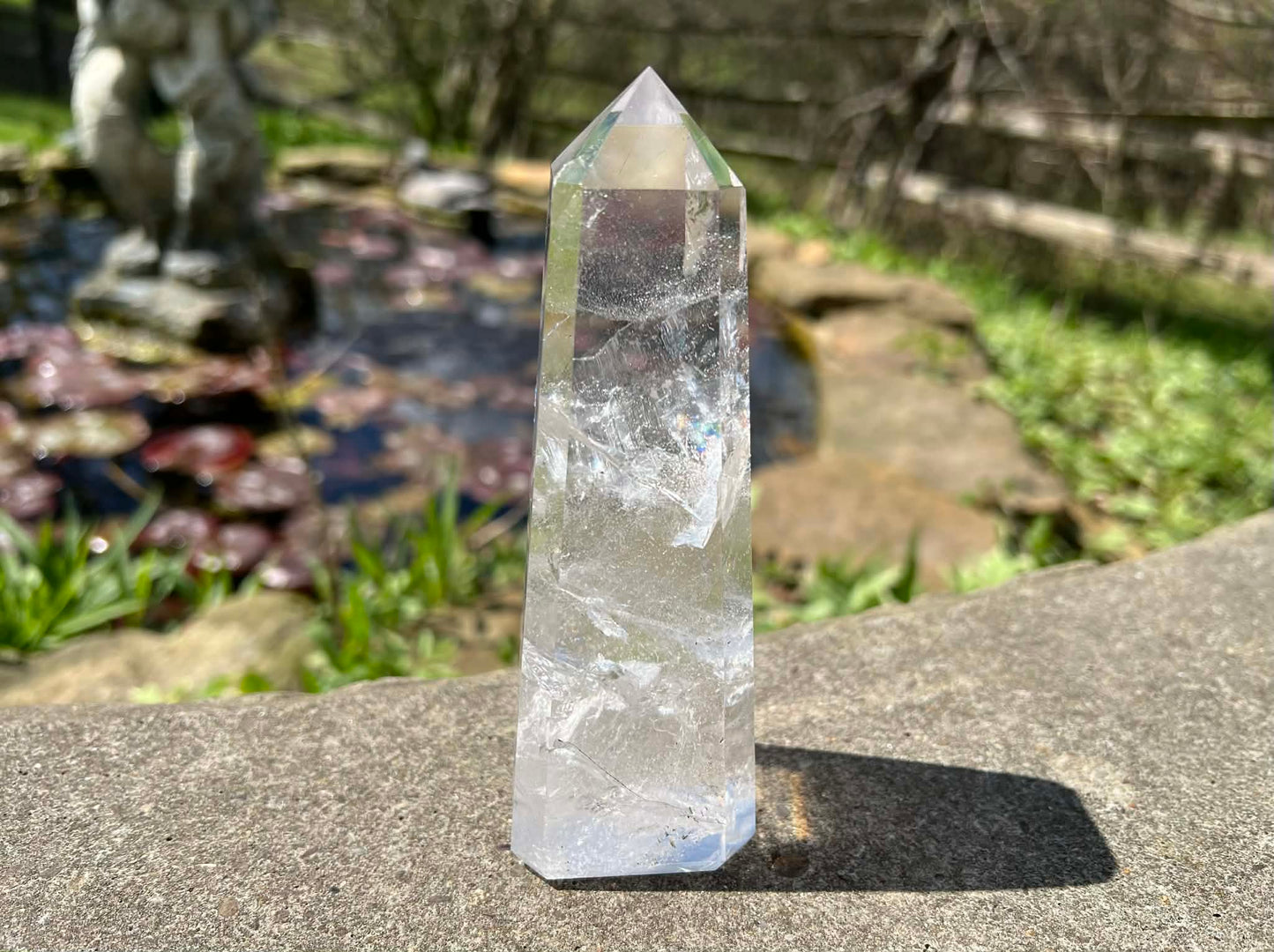 Quartz Crystal Tower ~ Large Obelisk - Gem Realm 