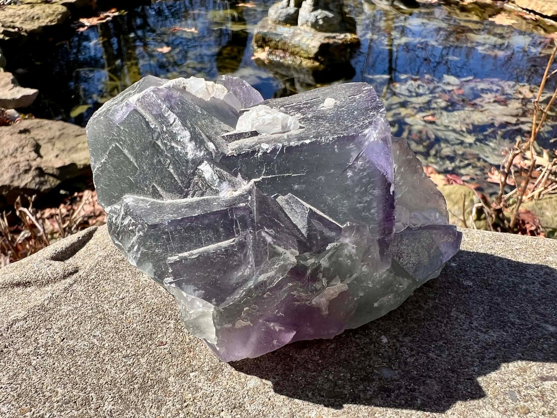 Rainbow Fluorite Specimen - Gem Realm 