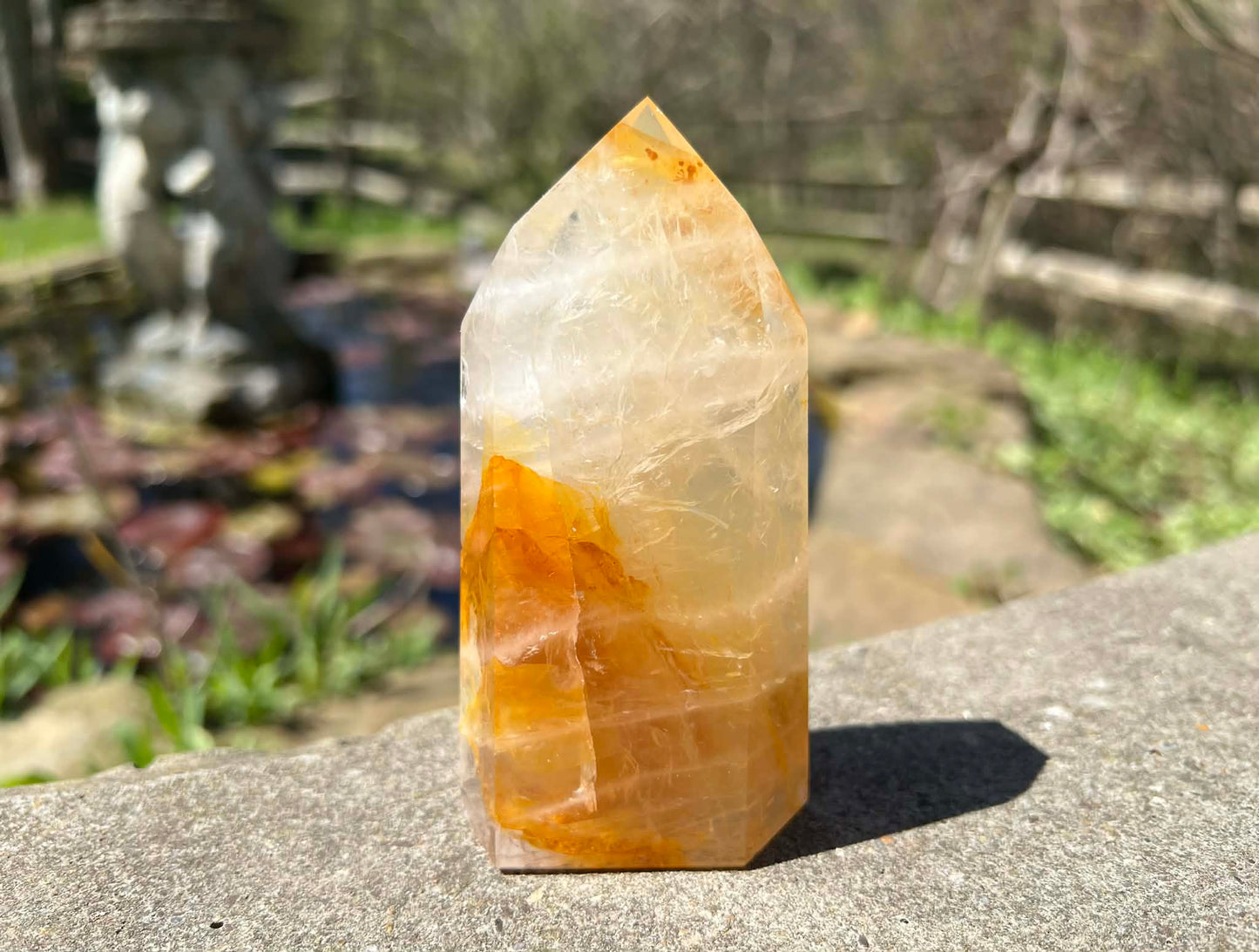 Hematoid Quartz Tower - Gem Realm 