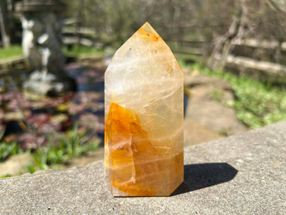 Hematoid Quartz Tower - Gem Realm 